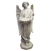 Prayer Angel With Bowl Outdoor Statue (60 - Inch)