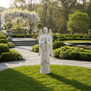 Prayer Angel With Robes Outdoor Statue (61 - Inch)