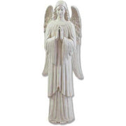 Prayer Angel With Robes Outdoor Statue (61 - Inch) Side View