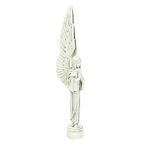 Praying Angel with Large Wings Outdoor Statue (27-Inch)