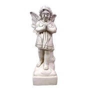 Praying Guardian Angel Outdoor Statue (19-Inch)