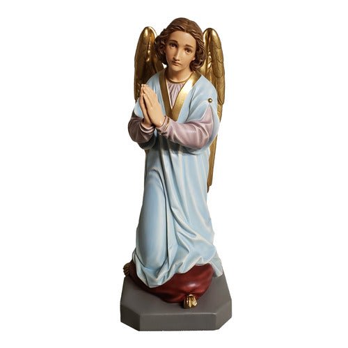 Praying Winged Angel Outdoor Statue (39 - Inch) Side View
