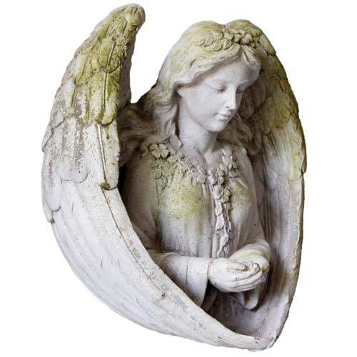 Protective Angel Garden Decor Statue (11 - Inch)