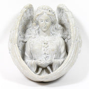 Protective Angel Garden Decor Statue (11 - Inch) Side View
