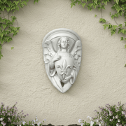 Protective Angel Wall Shield Garden Decor (17 - Inch) Side Angle