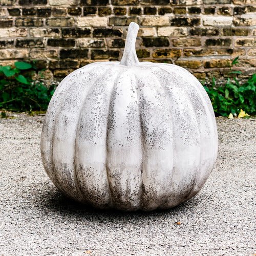 Pumpkin Garden Statue (21 - Inch) Side View