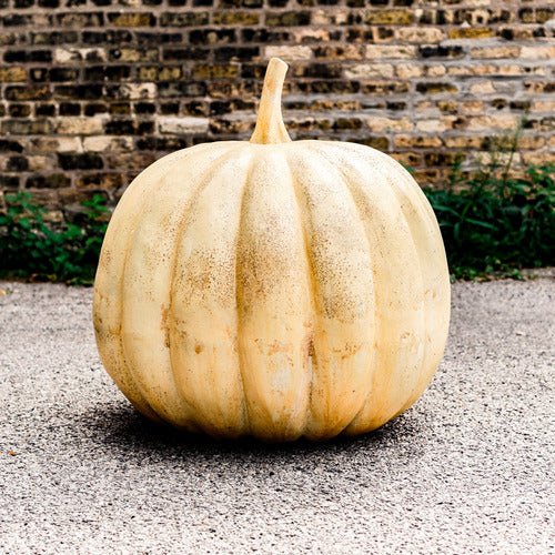 Pumpkin Garden Statue (24 - Inch) Side View