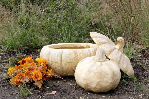 Pumpkin Garden (Wide) (8.94 - Inch) Side Angle