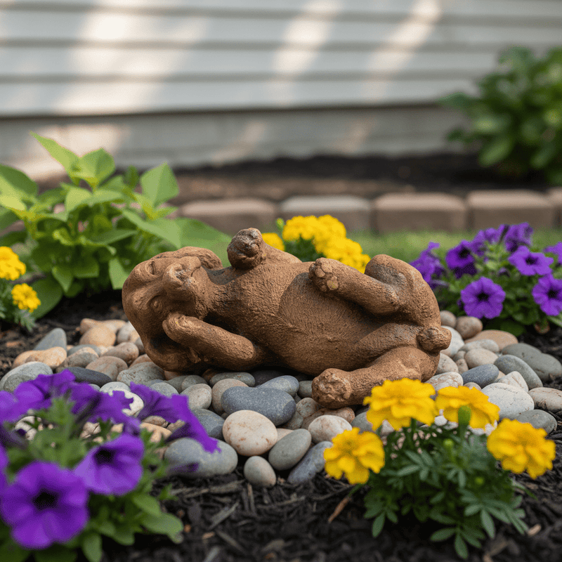 Spring Dog Statue Outdoor Puppy Dog Garden Statue (7-Inch) — Bella Statues
