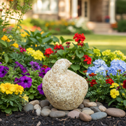 Quail Bird Garden Statue (5 - Inch) Side Angle