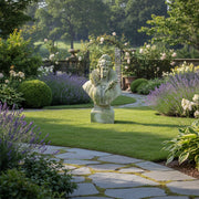 Queen Elizabeth Bust Display Decor (46 - Inch) Side Angle
