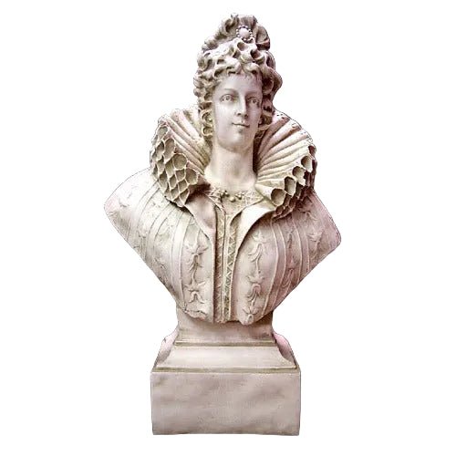 Queen Elizabeth Bust Display Decor (46-Inch)