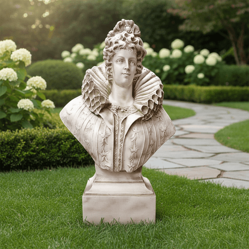 Queen Elizabeth Bust Display Decor (46-Inch)