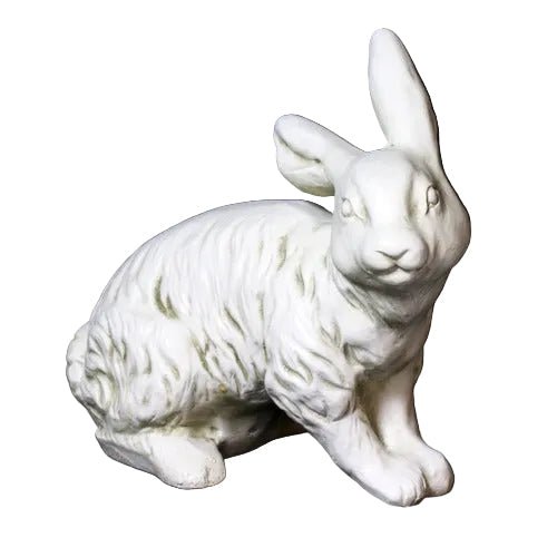 Rabbit Garden Statue (10 - Inch) Side View