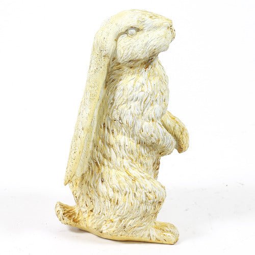 Rabbit Garden Statue (13 - Inch) Different Angle