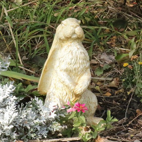 Rabbit Garden Statue (13 - Inch) Additional Angle