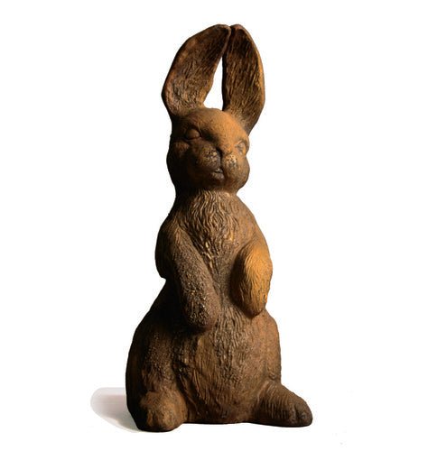 Rabbit Garden Statue (17.5 - Inch) Side View