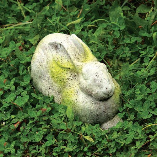 Rabbit Garden Statue (5 - Inch) Side Angle
