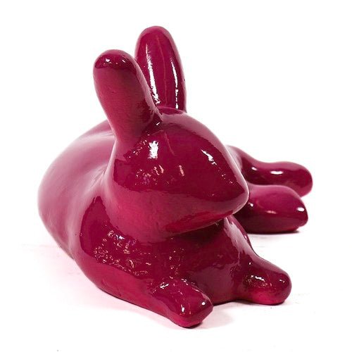 Rabbit Garden Statue (8 - Inch) Other Angle