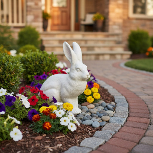Rabbit Garden Statue (9-Inch)
