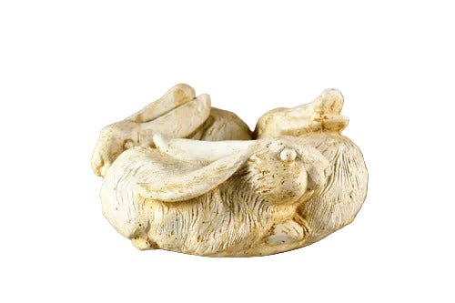 Rabbit Tale Statue (7.5 - Inch) Side View