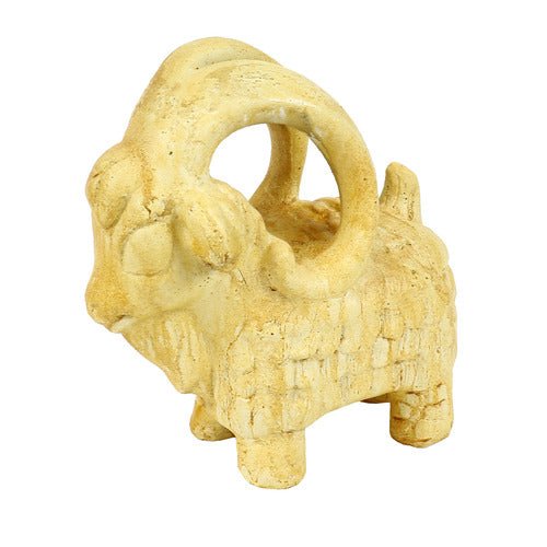 Ram Standing Garden Statue (11 - Inch) Side View