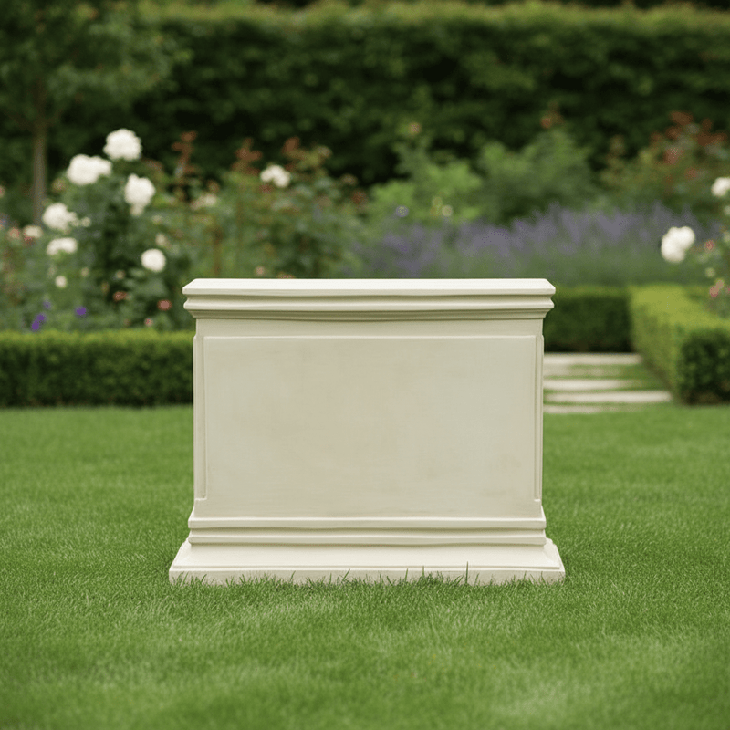 Rect Panel Ped Xxhf Statue (30 - Inch) Side Angle