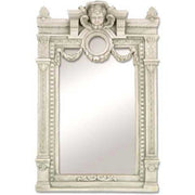 Rectangular Mirror With An Ornate Frame With Cherub Head (8-Inch)