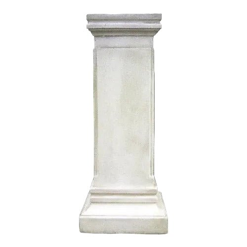 Rectangular Panel Ped Outdoor Statue (39 - Inch)