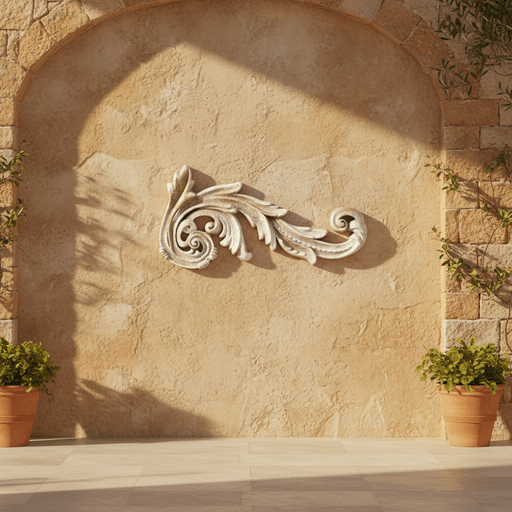 Right Theatre Garden Wall Fountain (36 - Inch) Side Angle