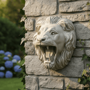 Roaring Lion Garden Statue (20-Inch)