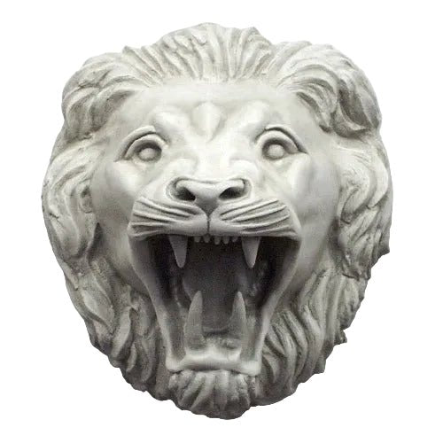 Roaring Lion Garden Statue (20-Inch)