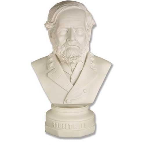 Robert E Lee Bust Display Decor (18-Inch)