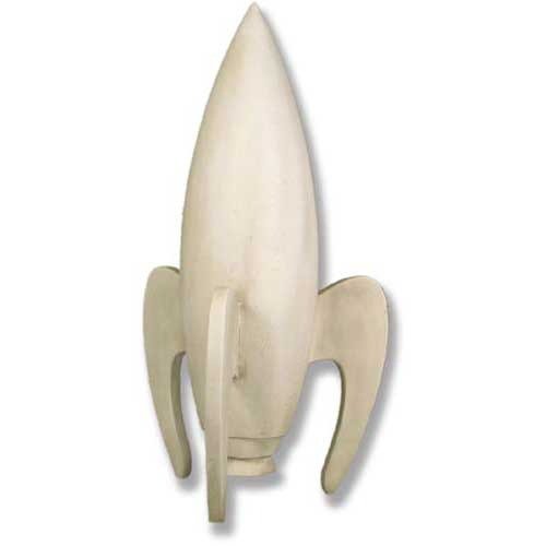 Rocket Ship Statue (35-Inch)