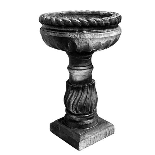 Roma Birdbath Statue (25 - Inch) Side View