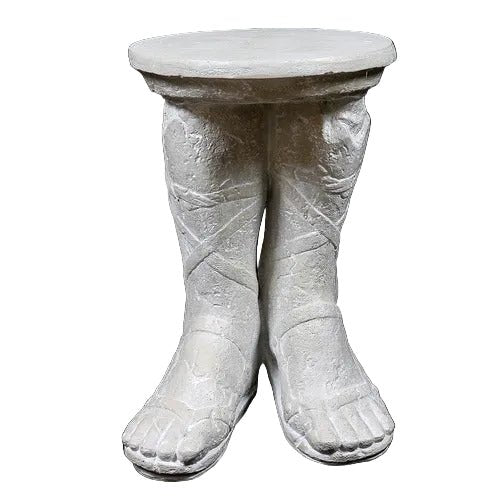 Roman Feet Outdoor Statue (21.5 - Inch) Side View
