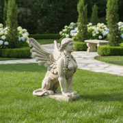 Roman Sphinx Statue (47 - Inch) Side Angle