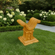 Roman Table Base Outdoor Statue (29 - Inch) Side Angle