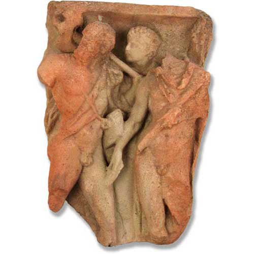 Roman Warrior Fragment Outdoor Statue (15 - Inch)
