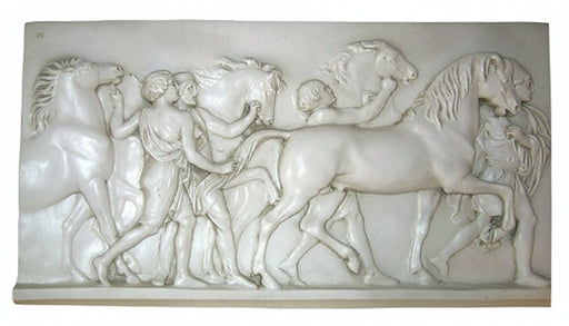 Romans with Horse Garden Plaque (24-Inch)