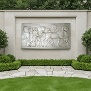 Romans with Horse Garden Plaque (24-Inch)