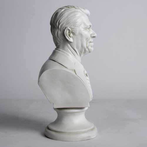 Ronald Reagan Bust Display Decor (12-Inch)
