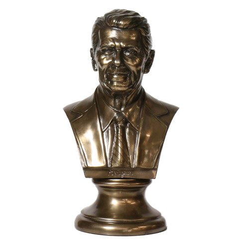 Ronald Reagan Bust Display Decor (12-Inch)