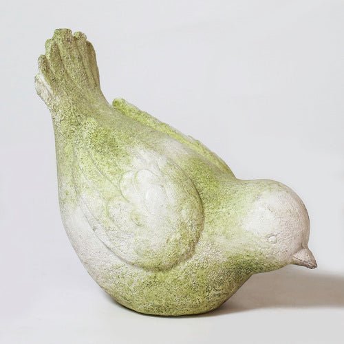 Roof Bird Garden Statue (9 - Inch) Side View