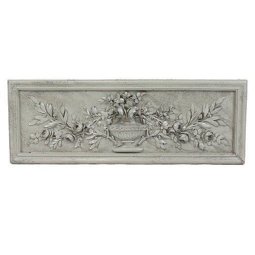 Rose Urn Relief Outdoor (33 - Inch) Side View