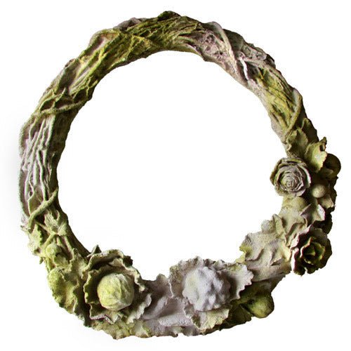 Rose Wreath Outdoor Plaque (31.1 - Inch)