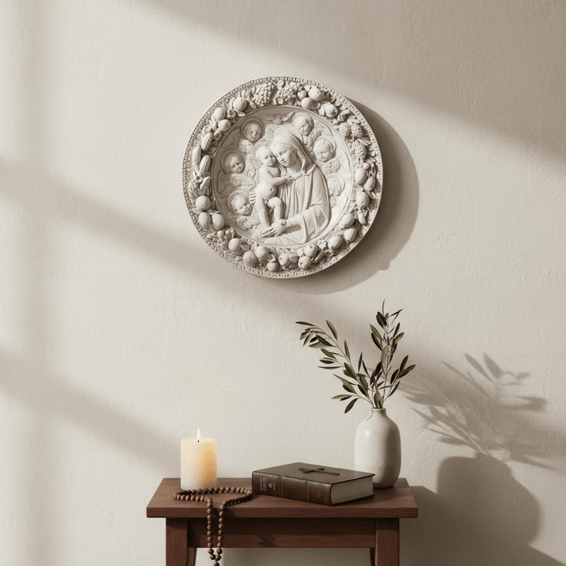 Roundel Religious Statue (29 - Inch)