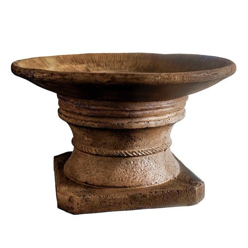 Rustic Birdbath Statue (12 - Inch)