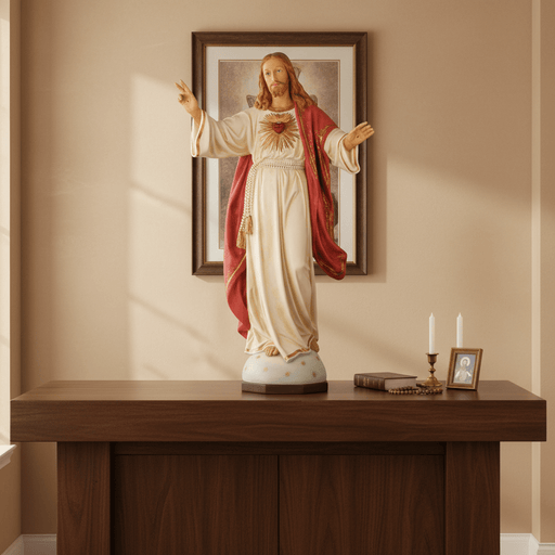 Sacred Heart of Jesus Blessing Statue (48-Inch)