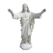 Sacred Heart of Jesus Hands Raised Statue (60-Inch)